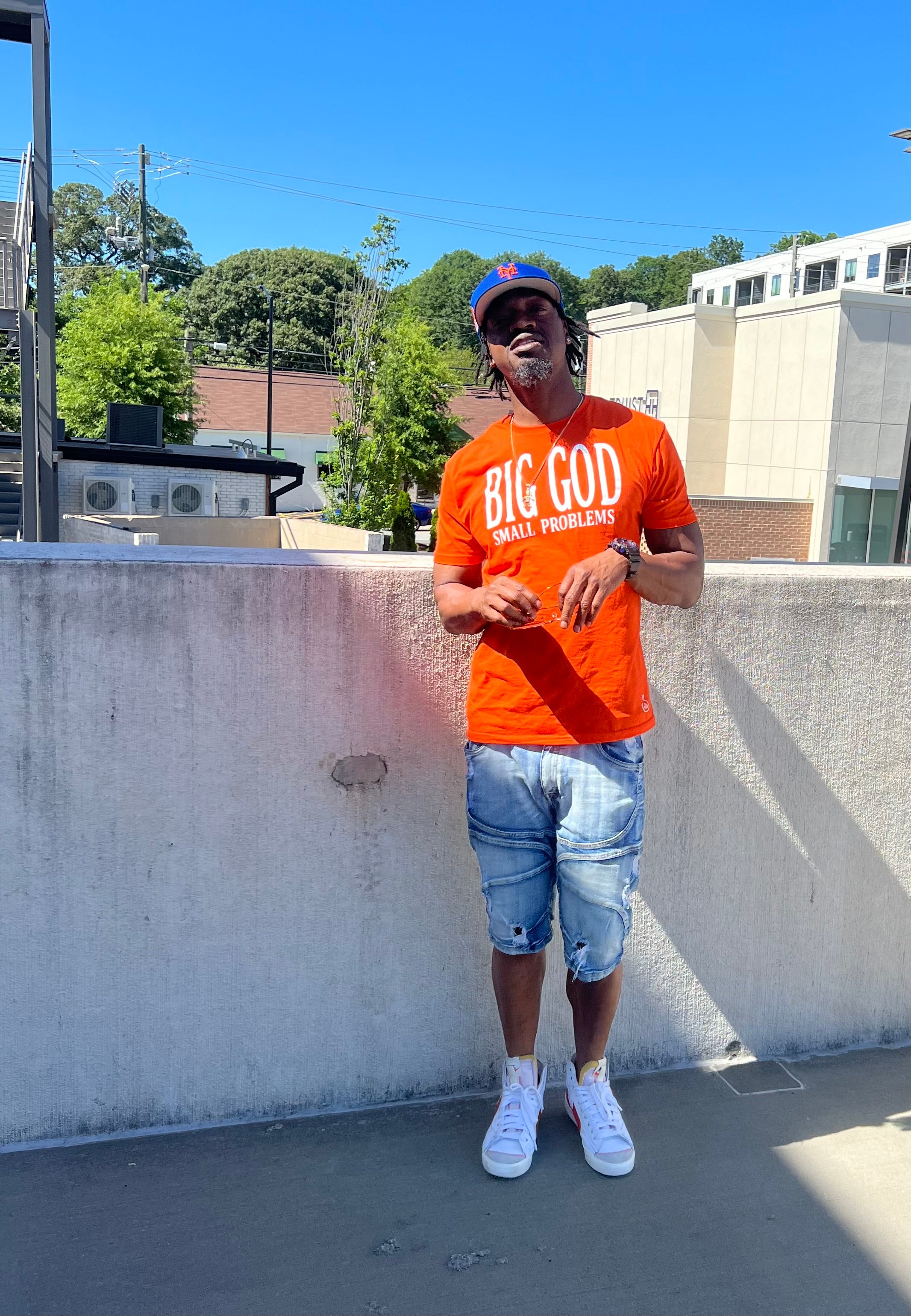"Big God small problems" t-shirt
