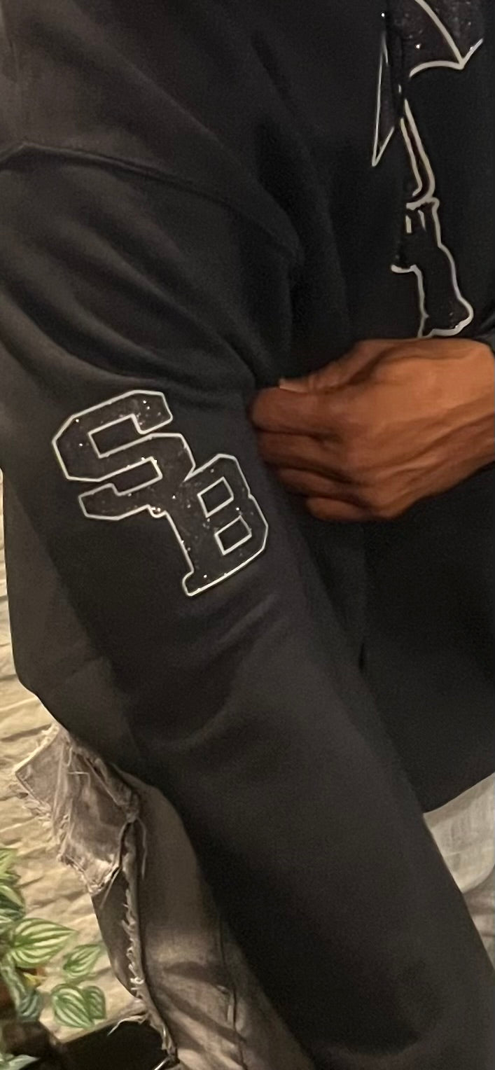 Black/Grey Shady Baby Hoodie