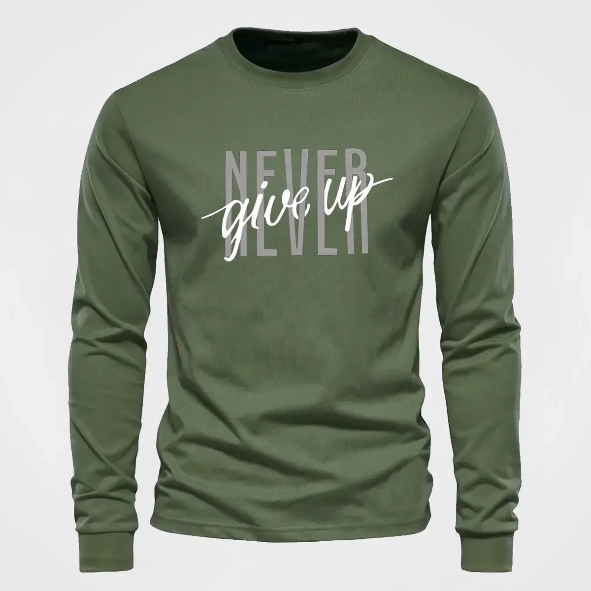 Never Give Up - Long Sleeve T shirt
